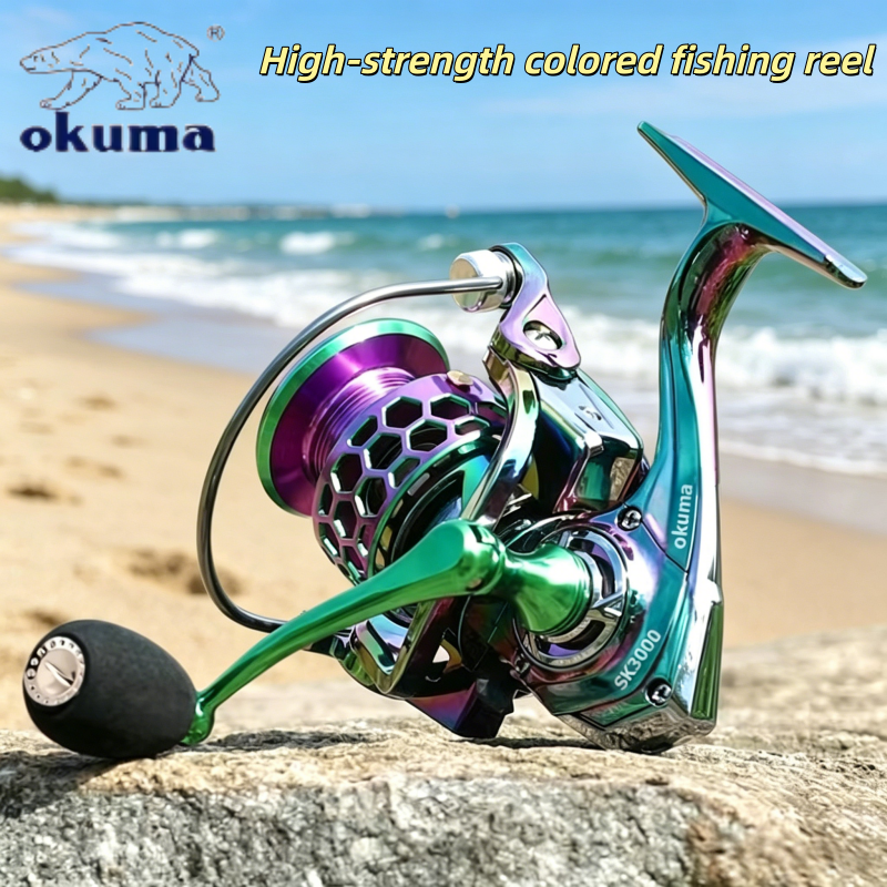 Fishing Boat Steering Wheel - OKUMA-SK1000-6000 Rotating Fishing Reel 14+1BB 5.7:1