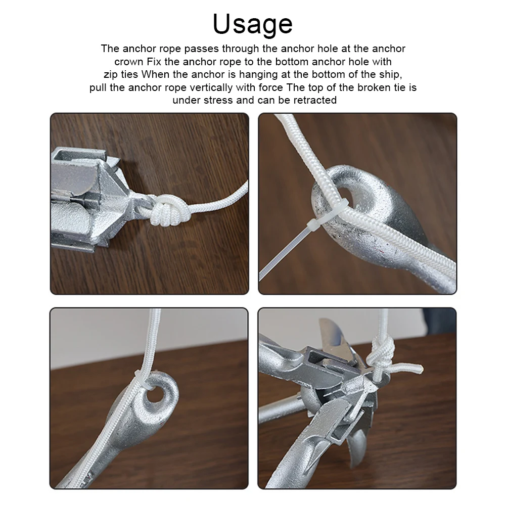 0.7KG 1.5KG Stainless Steel Fo - Fishing Boat Anchor 评论和价格
