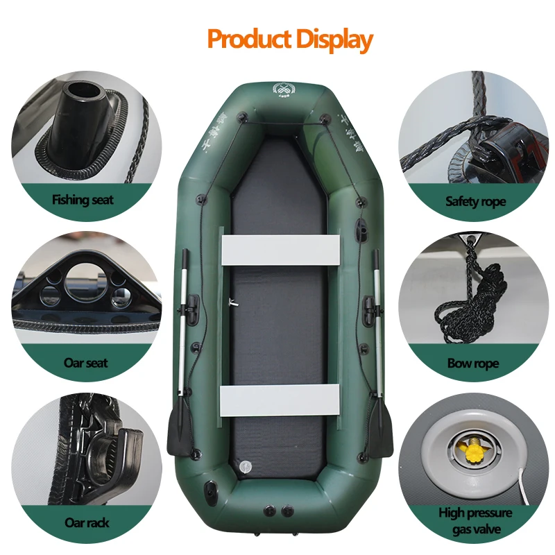 1.75~3.6m Green Fishing Kayak  - Fishing Boat Anchor 评论和价格