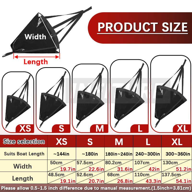 18-53'' Sea Drogue Anchor Floa - Fishing Boat Anchor 评论和价格