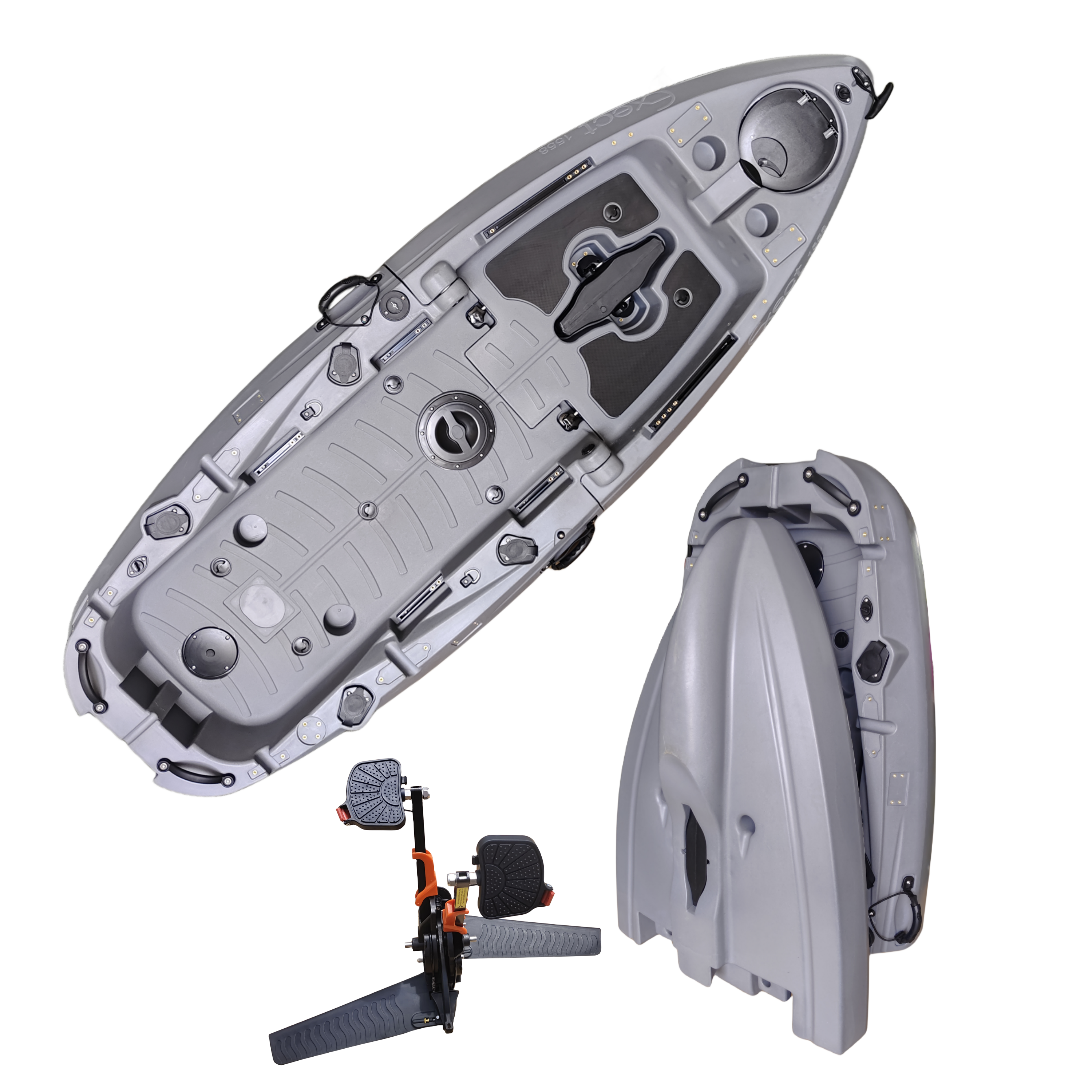 Plastic Kayak Pedal Kayak Fish - Fishing Boat Seat 评论和价格