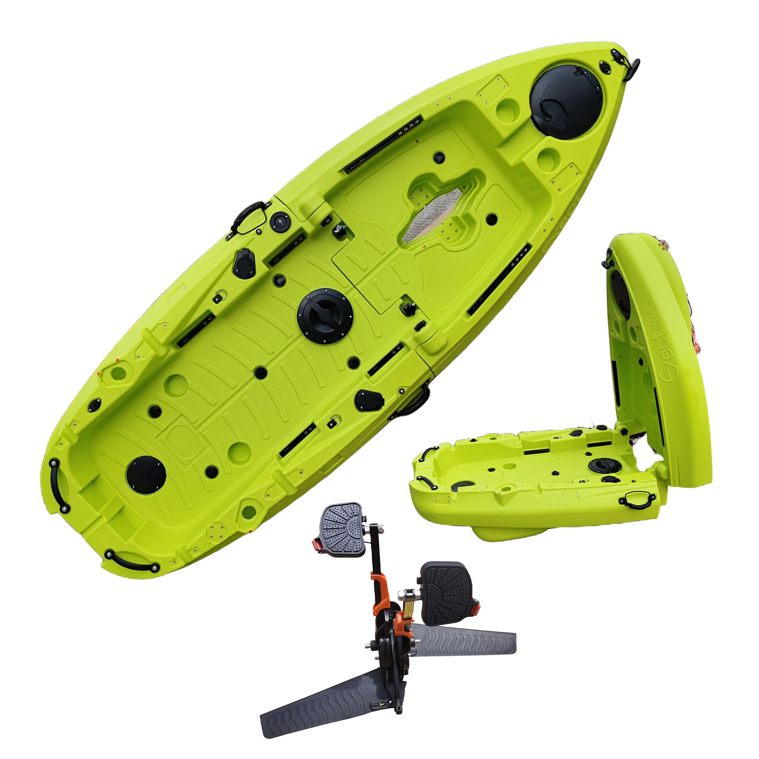 Plastic Kayak Pedal Kayak Fish - Fishing Boat Seat 评论和价格