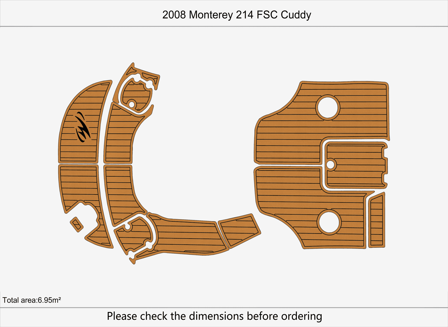 Non-Slip EVA Faux Teak Marine  - Fishing Boat Fiberglass 评论和价格