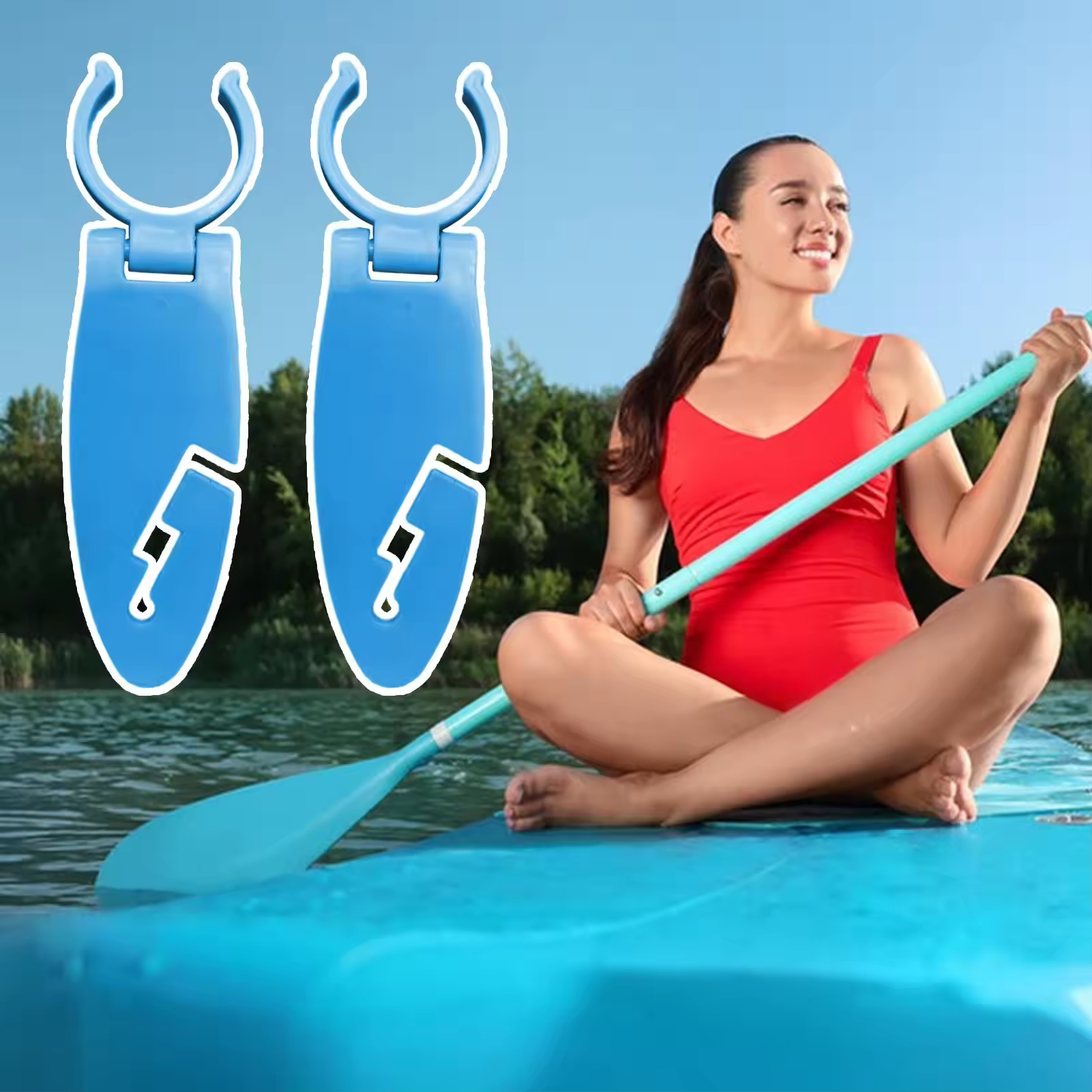 2pcs Stand Up Paddle Board Cli - Fishing Boat Paddle 评论和价格