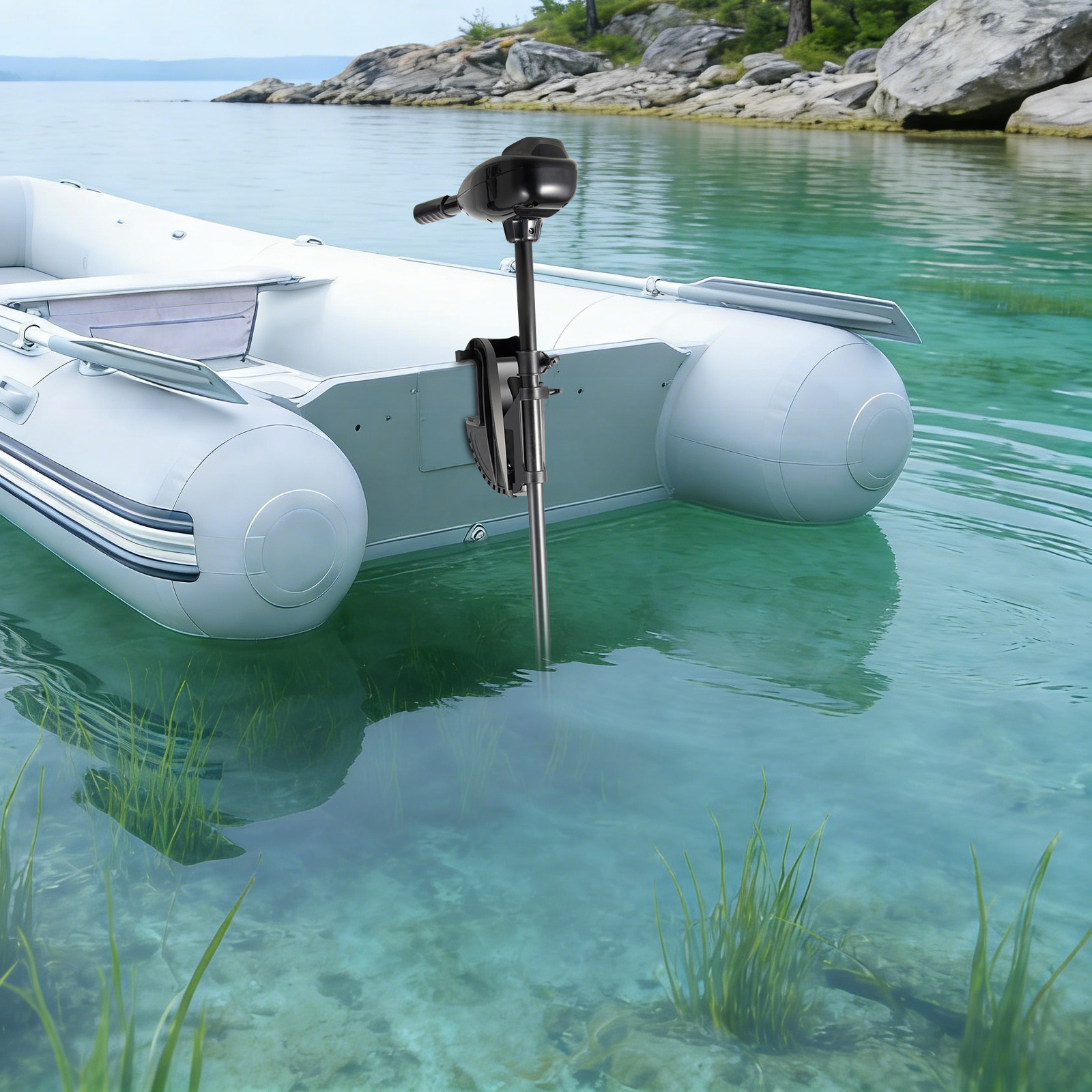 626W 12V Electric Trolling Out - Fishing Boat Trolling Motor 评论和价格