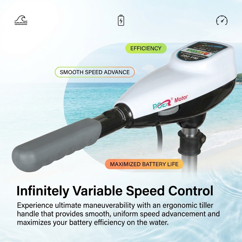 240LBS 300LBS High Thrust Brus - Fishing Boat Trolling Motor 评论和价格