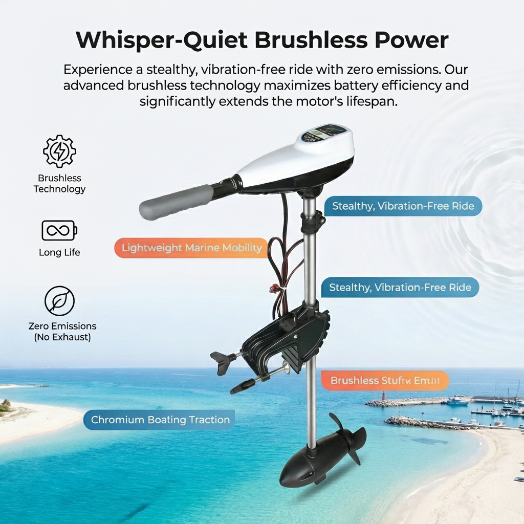 240LBS 300LBS High Thrust Brus - Fishing Boat Trolling Motor 评论和价格