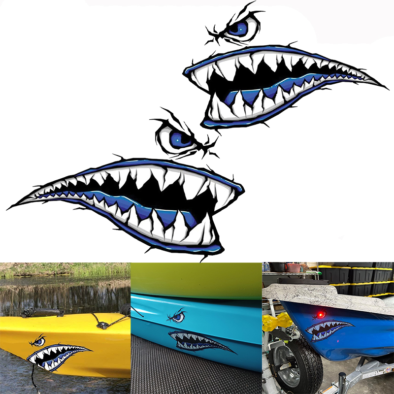 2PCS Shark Teeth Mouth Boat St - Fishing Boat Anchor 评论和价格