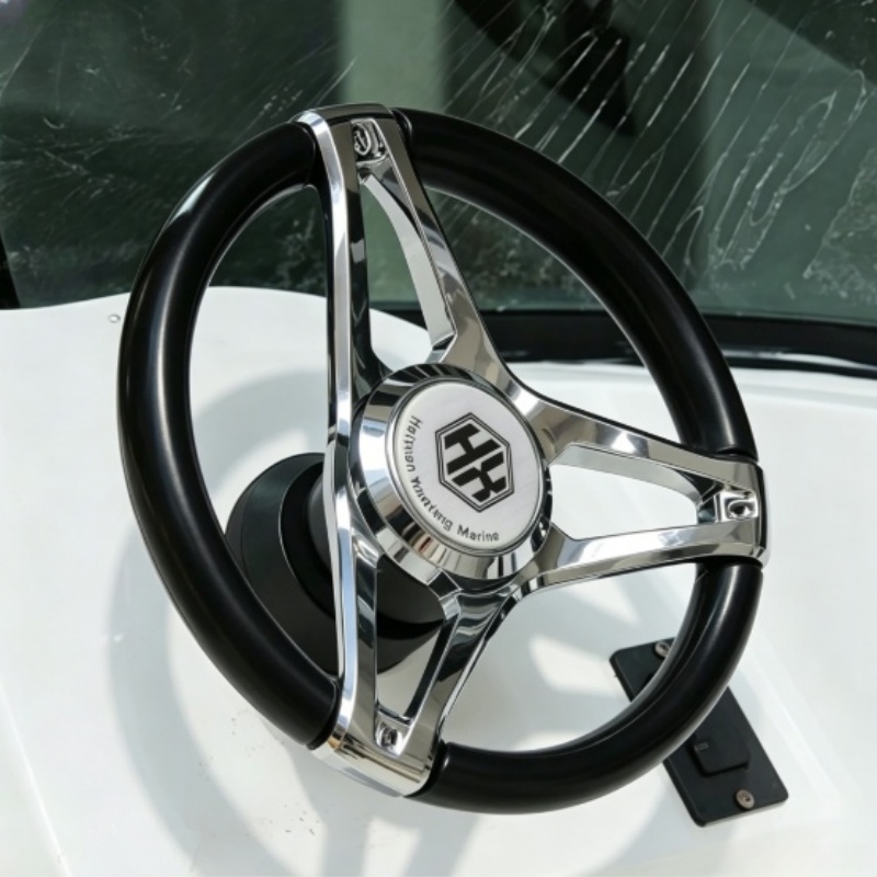 Marine Steering Wheel With Ass - Fishing Boat Trailer 评论和价格