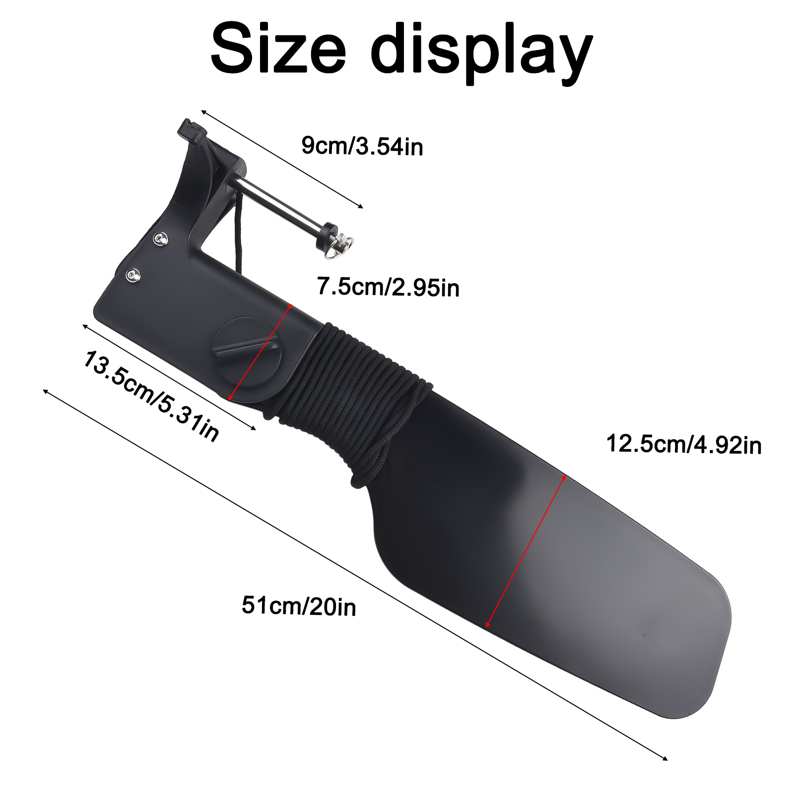 Boat Rudder for Kayak Canoe wi - Fishing Boat Steering Wheel 评论和价格